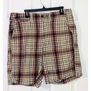 Polo‎ Ralph Lauren Jeans Company Plaid Shorts Casual Comfort Size 36
